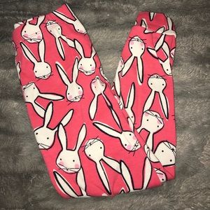 Gap 3T bunny pajama pants